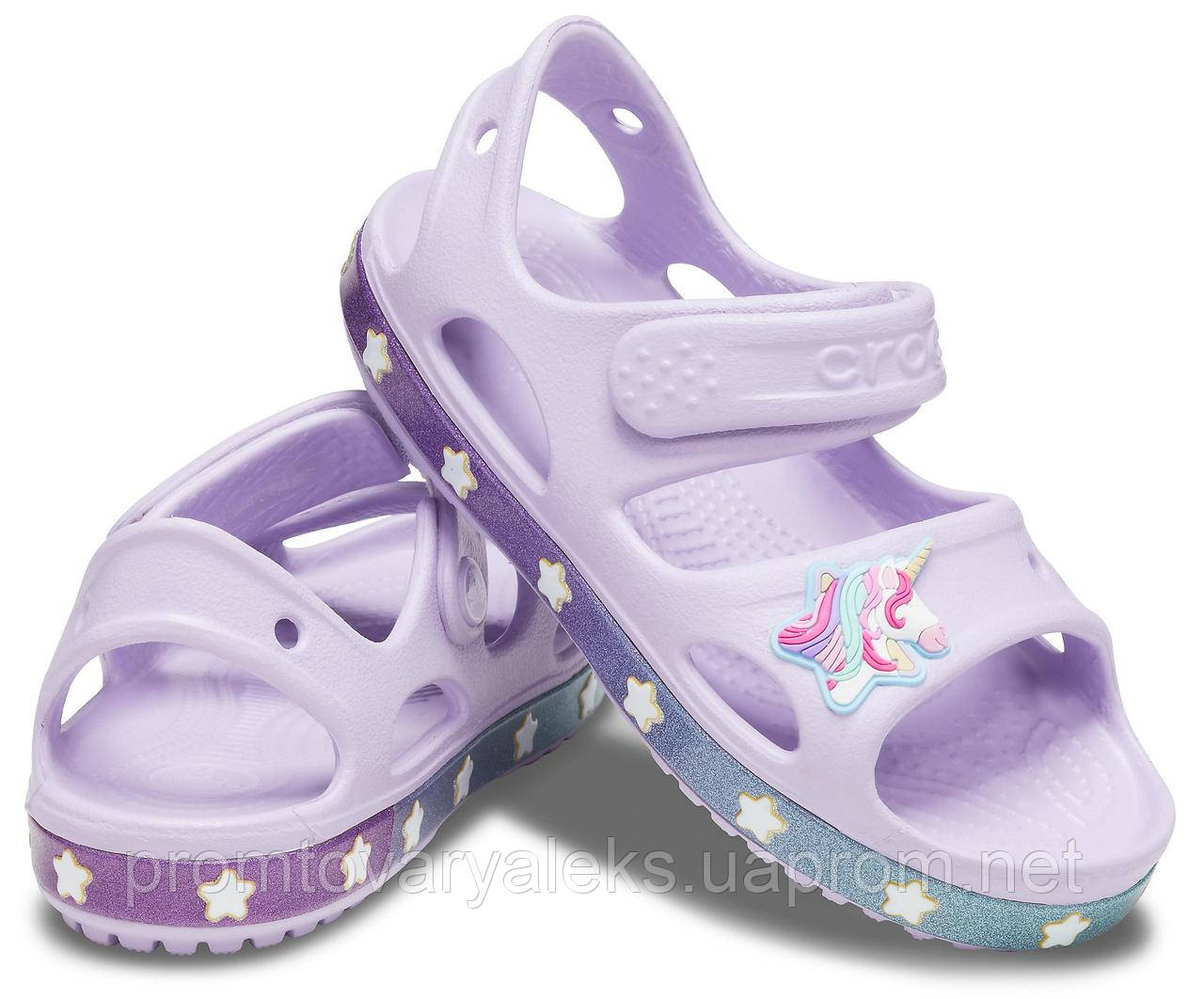 Детские босоножки C11 Crocs unicorn charm sandal g crocsfl для девочки сиреневые единорог оригинал! С11, Сиреневый
Детские босоножки C11 Crocs unicorn charm sandal g crocsfl для девочки сиреневые единорог оригинал! С11, Сиреневый