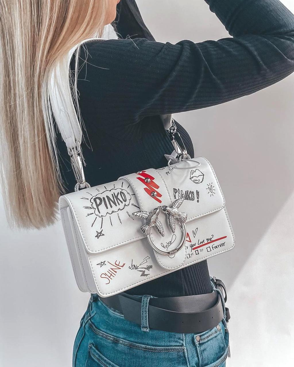 Женская сумка Pinko Пинко mini белая , брендовая сумка, брендовые сумки Pinko, модные сумки, Белый
Женская сумка Pinko Пинко mini белая , брендовая сумка, брендовые сумки Pinko, модные сумки, Белый