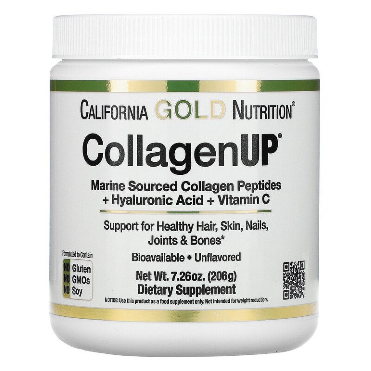 Коллаген Пептиды UP без ароматизаторов Collagen, California Gold Nutrition 7 (26 унц. (206 г))
Коллаген Пептиды UP без ароматизаторов Collagen, California Gold Nutrition 7 (26 унц. (206 г))