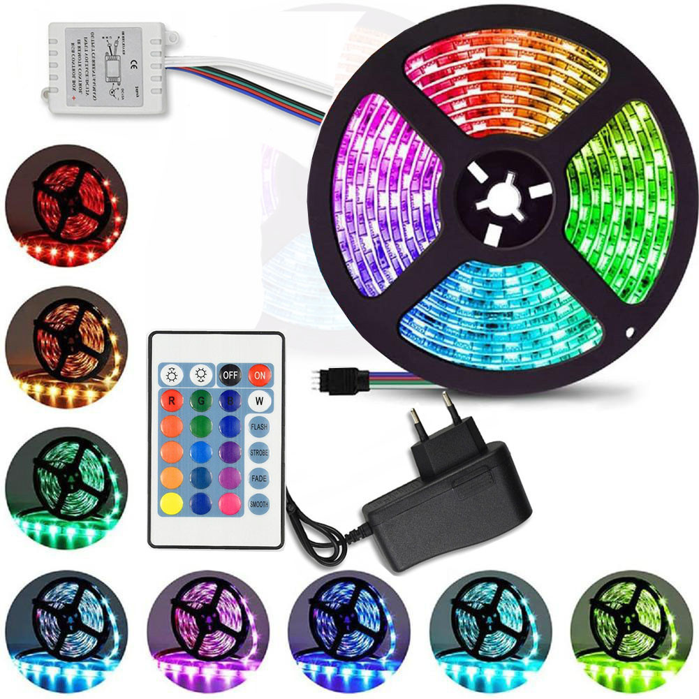 Светодиодная лента многоцветная SMD 3528 5м. RGB 300 диодов LED лента, Комплект: лента, блок питания, пульт
Светодиодная лента многоцветная SMD 3528 5м. RGB 300 диодов LED лента, Комплект: лента, блок питания, пульт