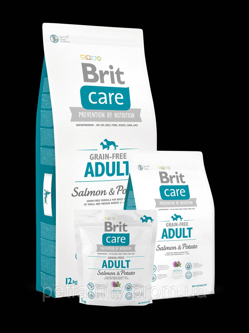Brit Care Grain-free Adult Salmon с лососем для взрослых собак мелких и средних пород. Упаковка 12 кг
Brit Care Grain-free Adult Salmon с лососем для взрослых собак мелких и средних пород. Упаковка 12 кг