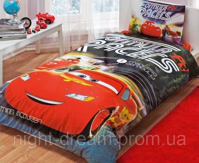 Подростковое постельное белье  DISNEY  от TAC  Cars Formula
