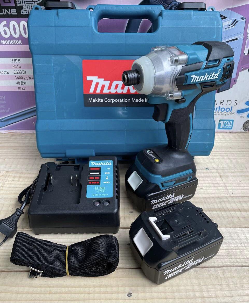 Япония! Шуруповерт-дрель аккумуляторный ударный Makita DTD 153 24V 5.0Ah, гайковерт Макита в фирменном кейсе
Япония! Шуруповерт-дрель аккумуляторный ударный Makita DTD 153 24V 5.0Ah, гайковерт Макита в фирменном кейсе