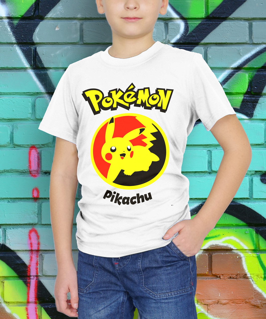

Детская летняя футболка для мальчика хлопковая PIKACHU, лучший подарок ребенку