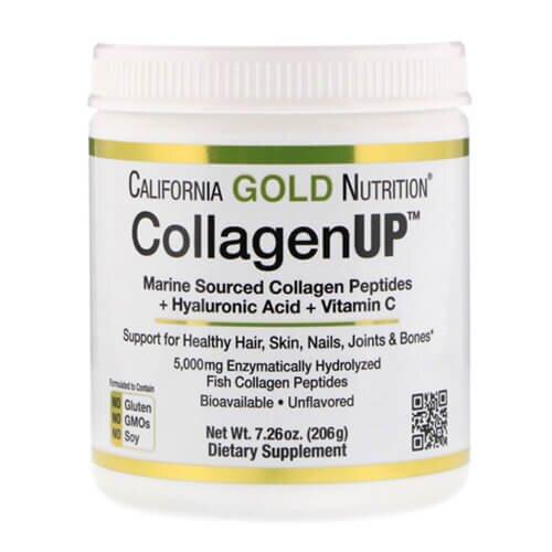 Коллаген с добавлением гиалуроновой кислоты и витамина С, California Gold Nutrition Collagenup 5000 206 грамм
Коллаген с добавлением гиалуроновой кислоты и витамина С, California Gold Nutrition Collagenup 5000 206 грамм