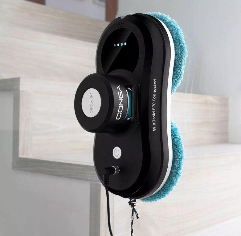 Робот для мытья окон внутри и снаружи CECOTEC CONGA WINDROID 870 CONNECTED, Черный
Робот для мытья окон внутри и снаружи CECOTEC CONGA WINDROID 870 CONNECTED, Черный