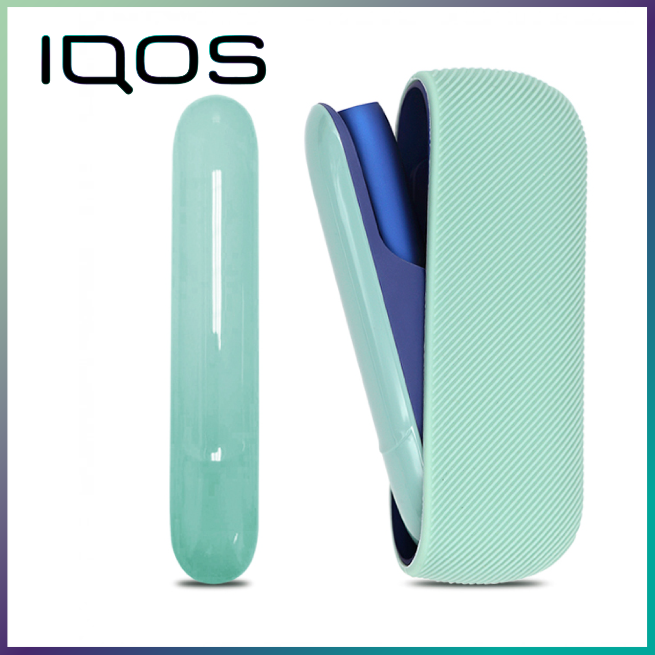 Силиконовый чехол + боковая панель для IQOS 3 DUO / Айкос 3 дуо аквамарин, Изумрудный
Силиконовый чехол + боковая панель для IQOS 3 DUO / Айкос 3 дуо аквамарин, Изумрудный