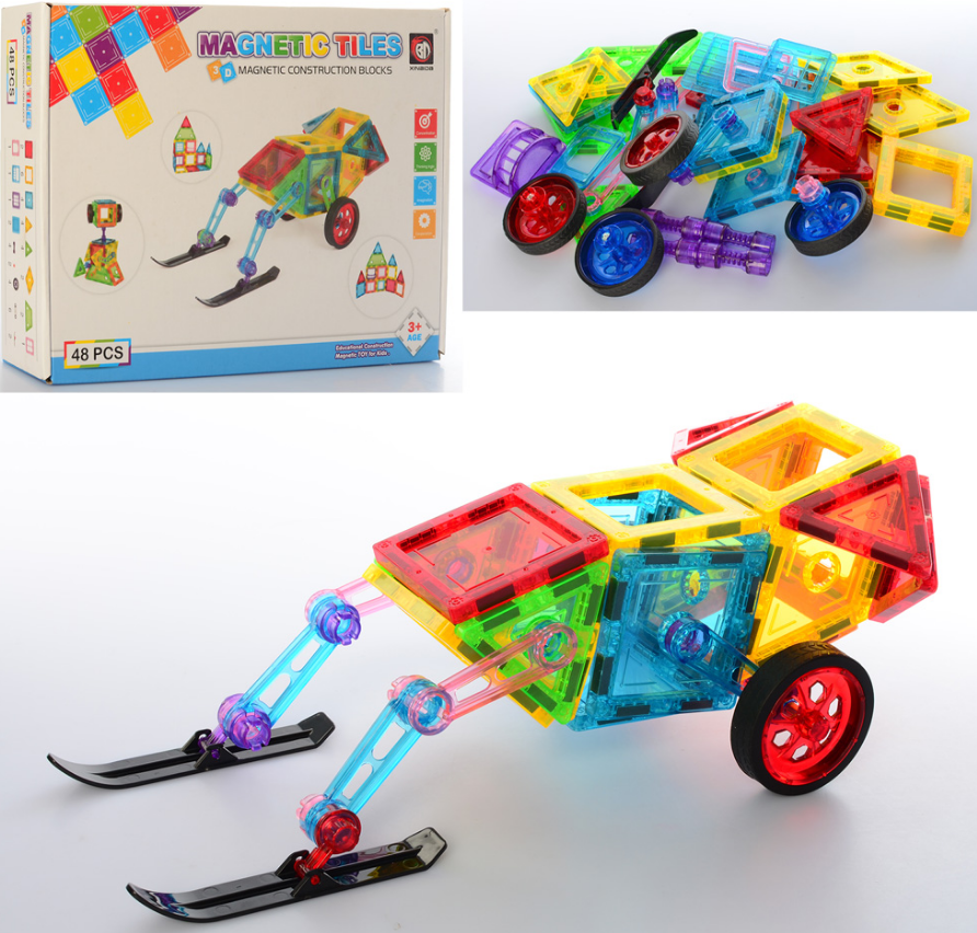 Конструктор Магнитный Magnetic Tiles 9914 «Развивающий снегоход» 48 деталей, Разные цвета
Конструктор Магнитный Magnetic Tiles 9914 «Развивающий снегоход» 48 деталей, Разные цвета