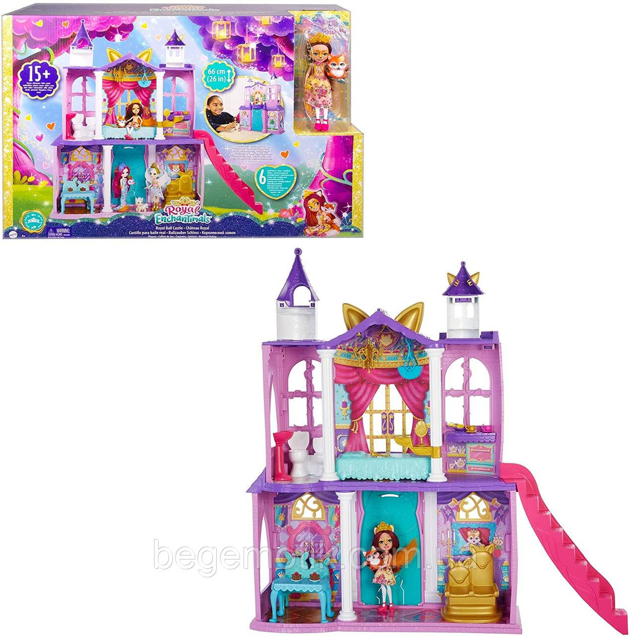 Игровой набор Энчантималс Замок для проведения бала с Фелисити Фокс Enchantimals Royal Ball Castle Playset
Игровой набор Энчантималс Замок для проведения бала с Фелисити Фокс Enchantimals Royal Ball Castle Playset