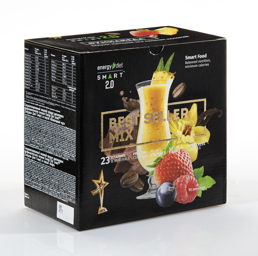 Коктейль для похудения Еnergy Diet Smart Best Seller Mix. Функциональное питание Енерджи диет Микс 5ти вкусов
Коктейль для похудения Еnergy Diet Smart Best Seller Mix. Функциональное питание Енерджи диет Микс 5ти вкусов