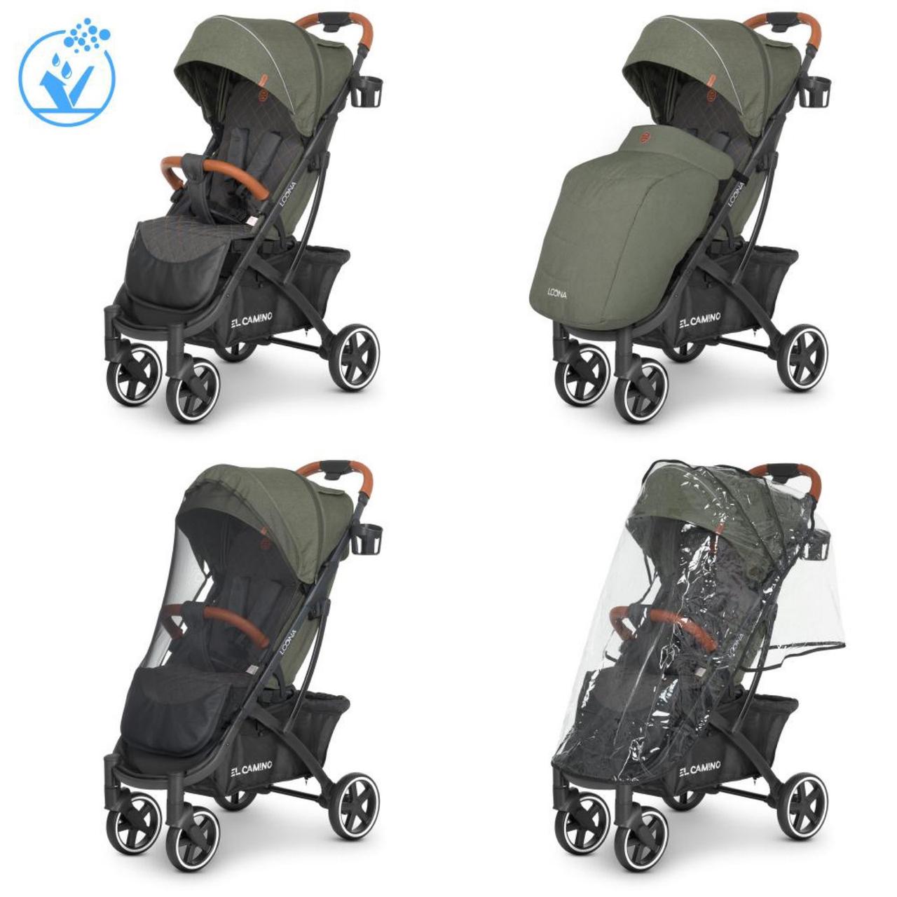 Коляска детская EL CAMINO ME 1090L LOONA Khaki прогулочная, всесезонная, с дождивиком, москитной сеткой, Хаки
Коляска детская EL CAMINO ME 1090L LOONA Khaki прогулочная, всесезонная, с дождивиком, москитной сеткой, Хаки