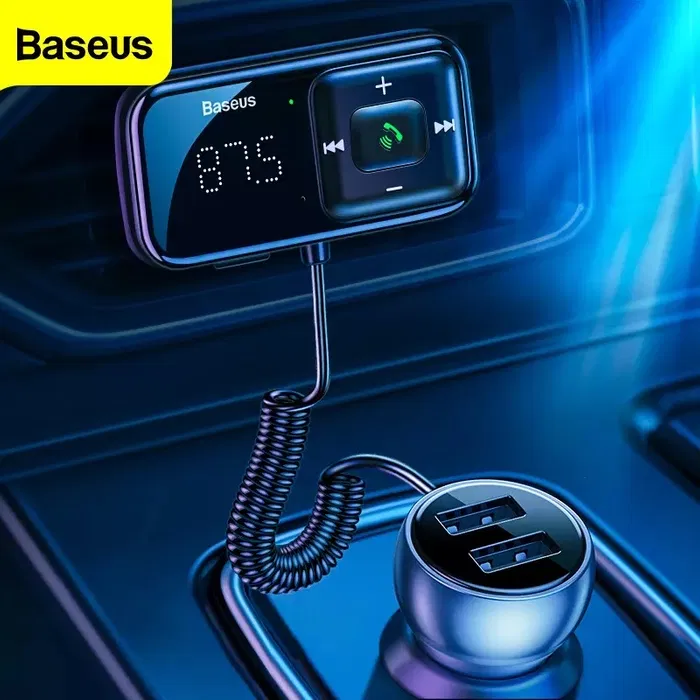 FM модулятор Baseus T-typed S-16 MP3 трансмиттер базеус c блютуз (Bluetooth) в прикуриватель для авто/машины
FM модулятор Baseus T-typed S-16 MP3 трансмиттер базеус c блютуз (Bluetooth) в прикуриватель для авто/машины