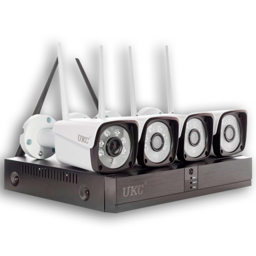 Комплект видеонаблюдения WI FI с 4-мя камерами высокого разрешения PRO VISION UKC, готовый набор 8004 / 6673
Комплект видеонаблюдения WI FI с 4-мя камерами высокого разрешения PRO VISION UKC, готовый набор 8004 / 6673