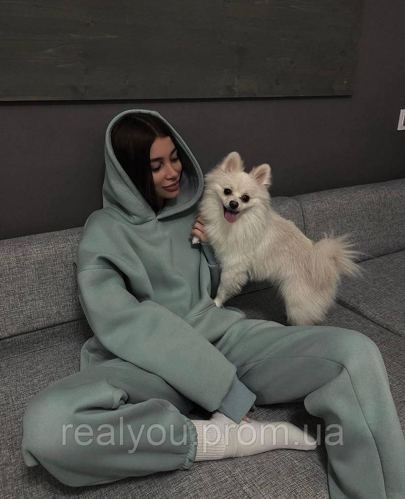 Женский костюм oversize на флисе, теплый костюм, зимний женский костюм - бежевый Оливка, 50/52
Женский костюм oversize на флисе, теплый костюм, зимний женский костюм - бежевый Оливка, 50/52