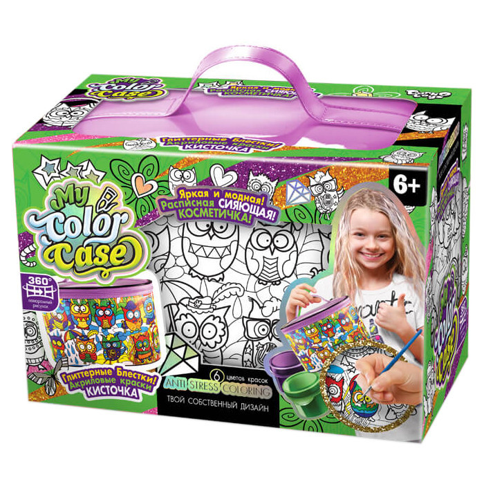 Набор креативного творчества"My Color Case" Danko Toys COC-01 косметичка-разрисовка (Совы)
Набор креативного творчества"My Color Case" Danko Toys COC-01 косметичка-разрисовка (Совы)