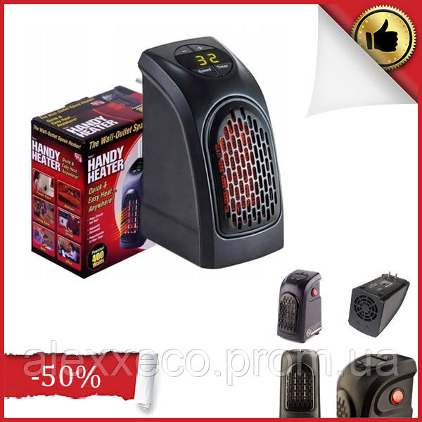Портативный тепловентилятор дуйчик Handy Heater, электрообогреватель, мини обогреватель, Rovus
Портативный тепловентилятор дуйчик Handy Heater, электрообогреватель, мини обогреватель, Rovus