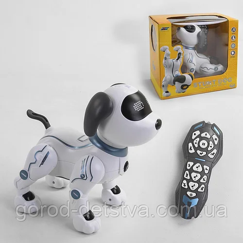 

Интерактивна собачка К16 на радиоуправлении, 19 функций, пульт, на аккумуляторе, в коробке