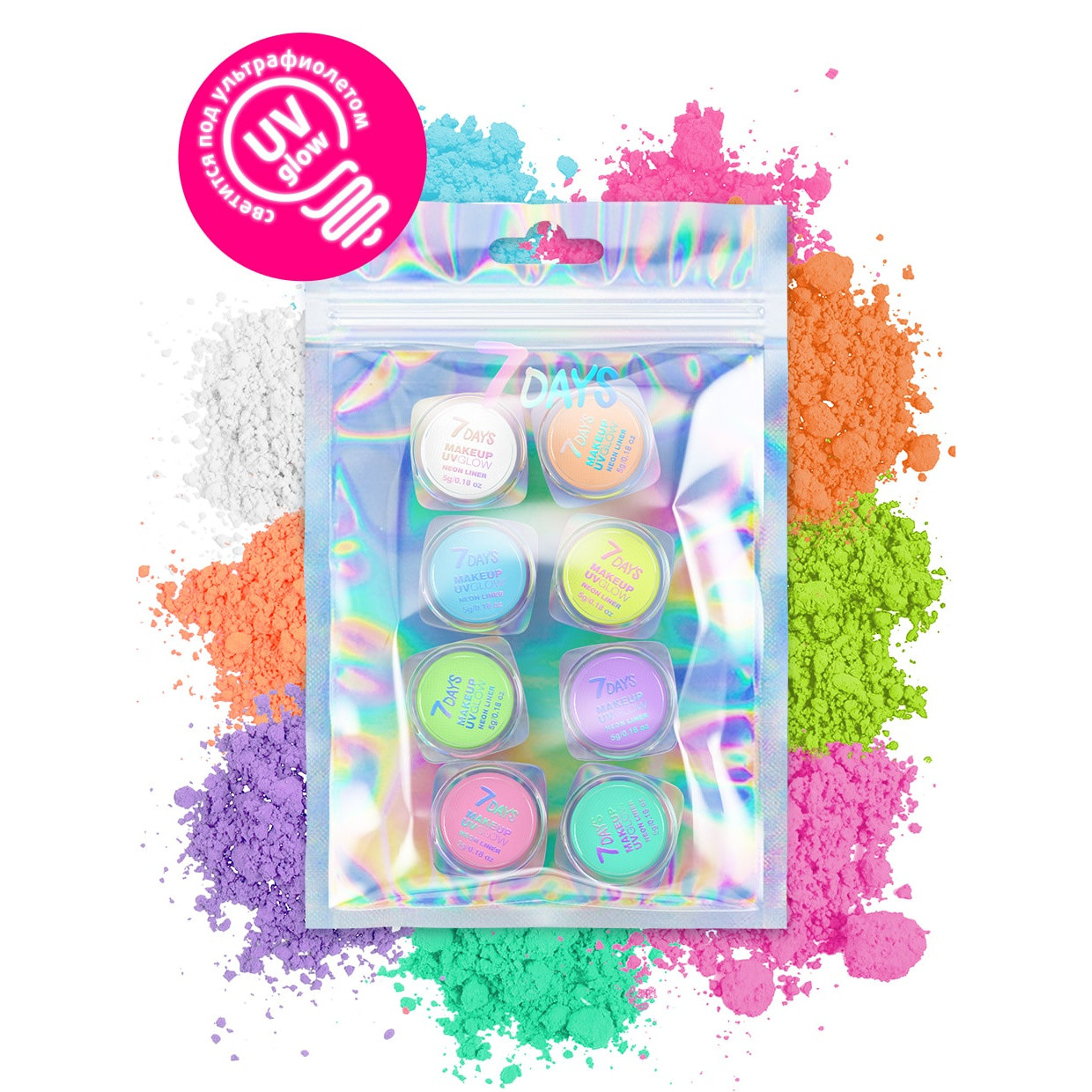EXTREMELY CHICK Набор графических лайнеров д/макияжа UVglow Neon Pastel/01 Candy, 8 шт х 5 г
EXTREMELY CHICK Набор графических лайнеров д/макияжа UVglow Neon Pastel/01 Candy, 8 шт х 5 г