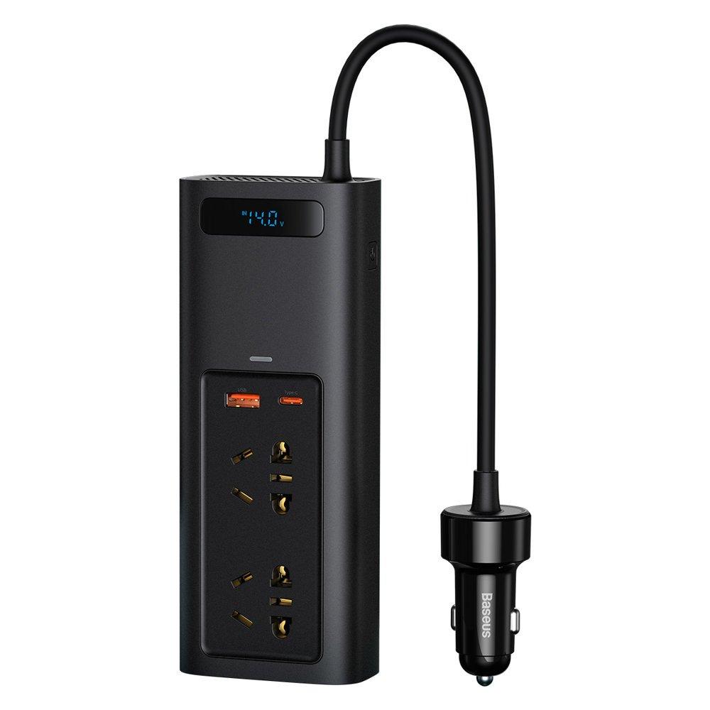 Автомобильный инвертор Baseus In-car Inverter 150W (2Sockets EU/CN 220V, 1USB, 1Type-C, 0.4m) (CRNBQ-A01), Черный
Автомобильный инвертор Baseus In-car Inverter 150W (2Sockets EU/CN 220V, 1USB, 1Type-C, 0.4m) (CRNBQ-A01), Черный