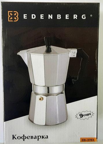 Кофеварка для плиты Гейзерная Экспрессо Edenberg 3783 на 9 Чашек. Для газовой плиты. Посуда для кухни.Алюминий
Кофеварка для плиты Гейзерная Экспрессо Edenberg 3783 на 9 Чашек. Для газовой плиты. Посуда для кухни.Алюминий