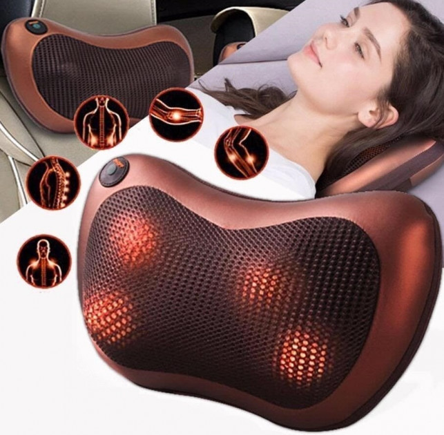 Массажная роликовая подушка для массажа спины шеи и всего тела Massage Pillowс инфракрасным подогревом
Массажная роликовая подушка для массажа спины шеи и всего тела Massage Pillowс инфракрасным подогревом