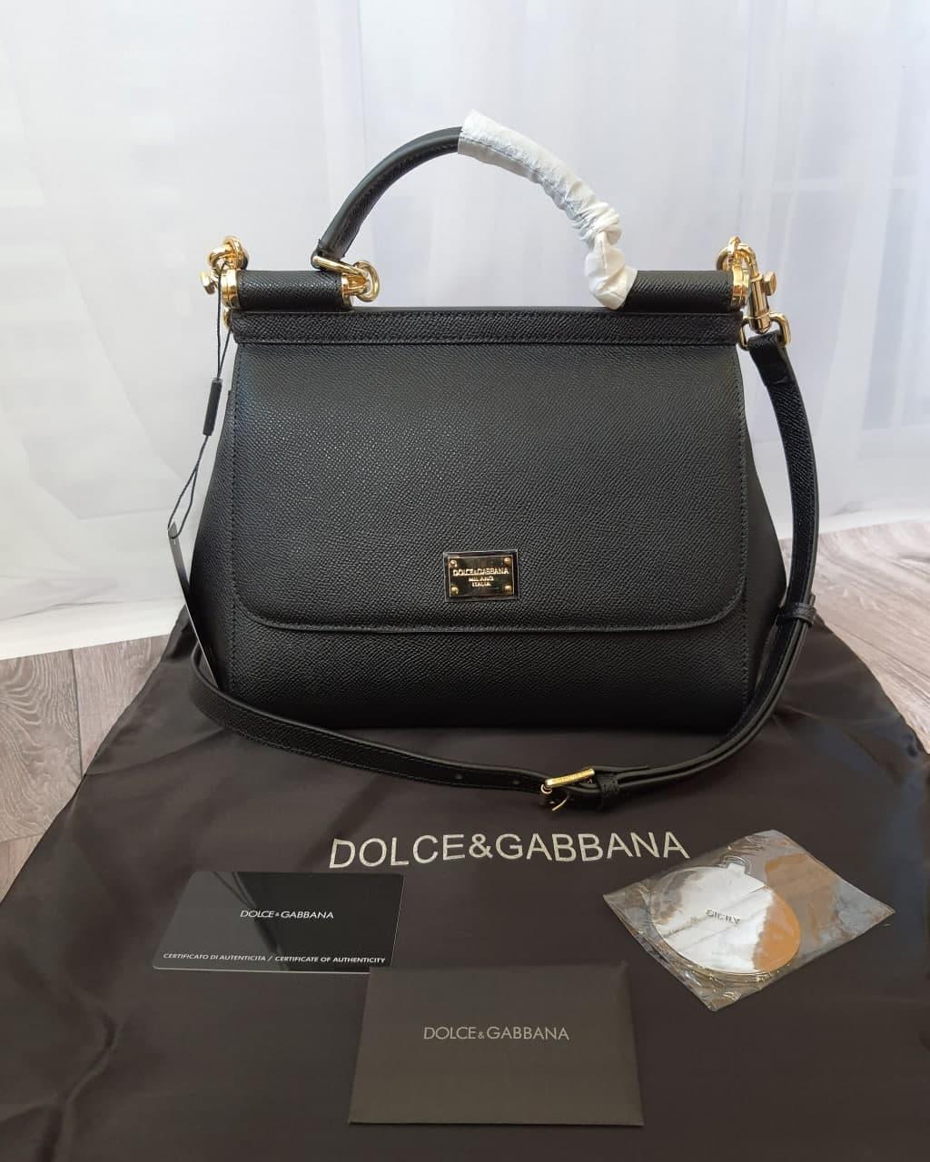 Женская сумка Dolce Gabbana Sicily Medium 25см / Кожаная Дольче Габбана сицилия черная коричневая беж голубая, Разные цвета
Женская сумка Dolce Gabbana Sicily Medium 25см / Кожаная Дольче Габбана сицилия черная коричневая беж голубая, Разные цвета