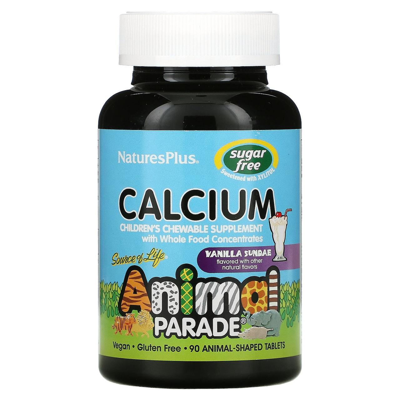 Жевательный кальций для детей, Calcium, Nature's Plus, Animal Parade, ваниль, без сахара, 90 жевательных табл.
Жевательный кальций для детей, Calcium, Nature's Plus, Animal Parade, ваниль, без сахара, 90 жевательных табл.