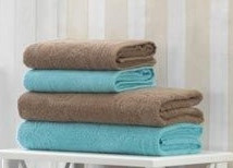Набор полотенец + коврик для ванной U.S. Polo Assn BRADENTON кофе/голубой