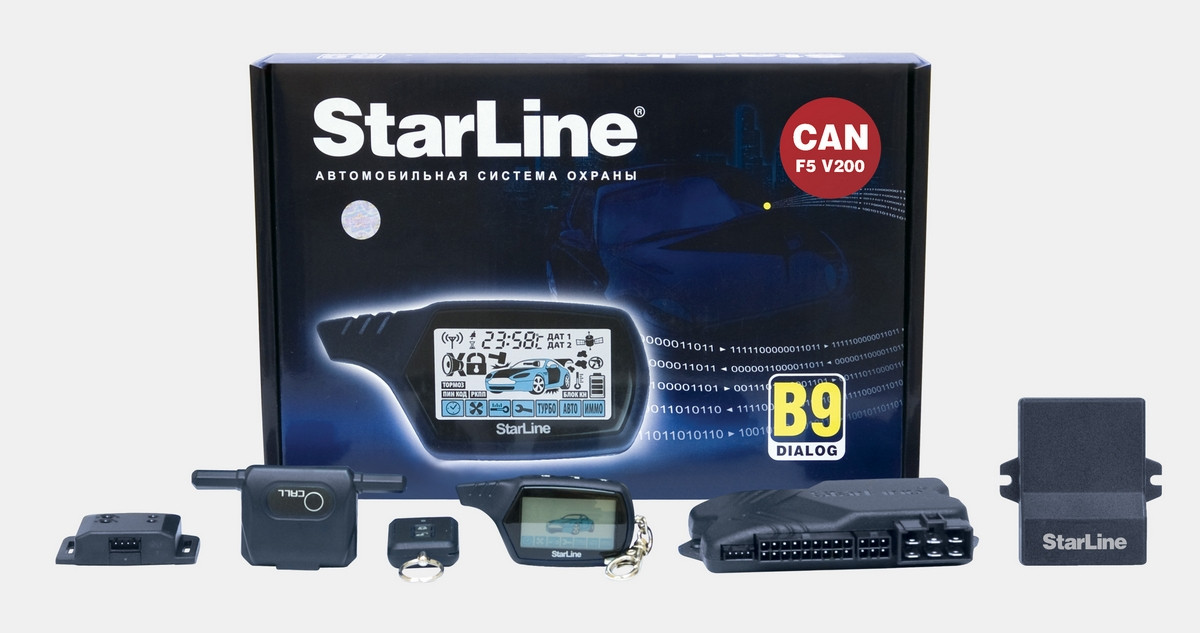 Брелок с ЖК-дисплеем для сигнализации StarLine B9