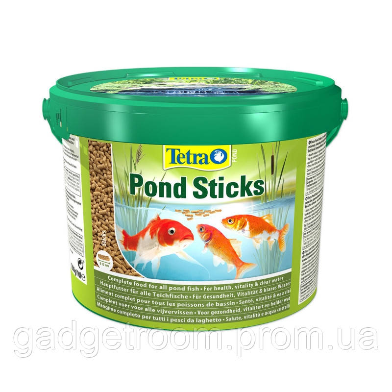 Корм для прудовых рыб Tetra Pond Sticks 10 л 1.2 кг Плавающие гранулы основной рацион GR, КОД: 2643790
Корм для прудовых рыб Tetra Pond Sticks 10 л 1.2 кг Плавающие гранулы основной рацион GR, КОД: 2643790