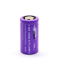 Высокотоковый аккумулятор Efest purple IMR 10.5 Amp 18350 700mAh flat top