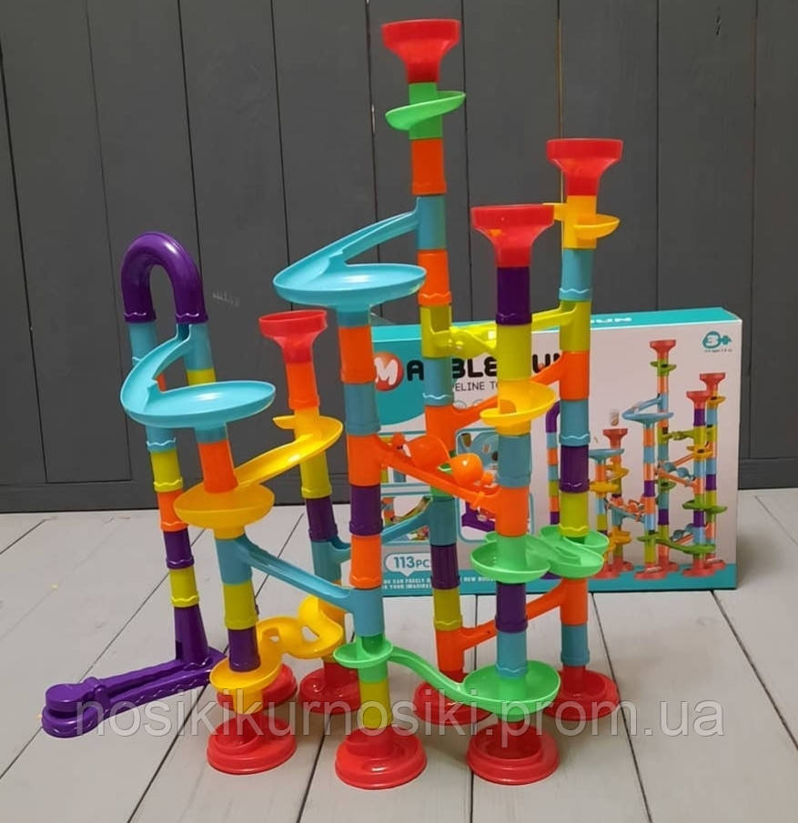 Детский динамический конструктор лабиринт Marble Run 113 деталей Марбл, Разные цвета
Детский динамический конструктор лабиринт Marble Run 113 деталей Марбл, Разные цвета