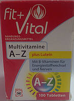 Биологически активная добавка Fit+Vital A-Z Multivitamine 100 шт.