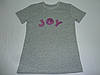 Серая футболка с пайетками JOY