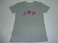 Серая футболка с пайетками JOY