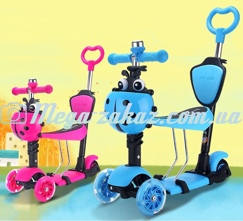 Самокат детский трехколесный Mini Micro 4в1: регулируемая высота руля + спинка + родительская ручка Голубой
Самокат детский трехколесный Mini Micro 4в1: регулируемая высота руля + спинка + родительская ручка Голубой