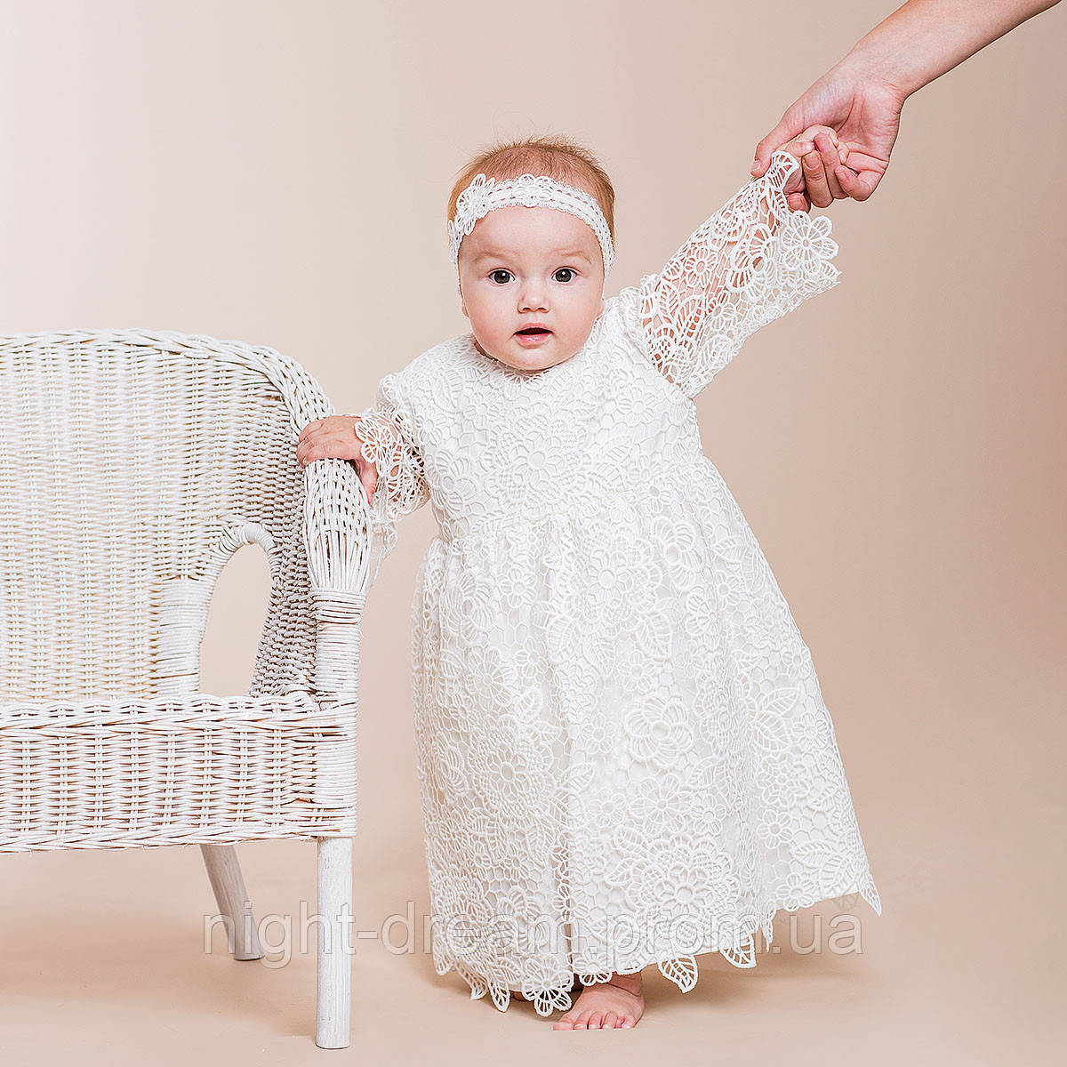 Нарядное платье Глория (Глафира) от Miminobaby молочное на 2 годика