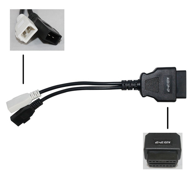 VAG 2×2 2×2 Кому 16 Контактный OBDII OBD2 диагностический адаптер кабель Переходник 2x2 2+2 на 16 Pin OBD2 для VAG:Audi/VW/Seat/Skoda - Барахолка samaramur.ru