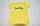Желтая футболка с пайетками Smile, фото 4