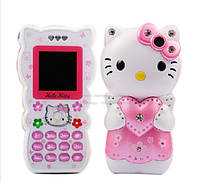 Телефон для модницы Hello Kitty К689 на 2 сим-карты хелло китти