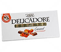 Молочный шоколад Delicadore caramel с карамельной начинкой 0,200 гр.