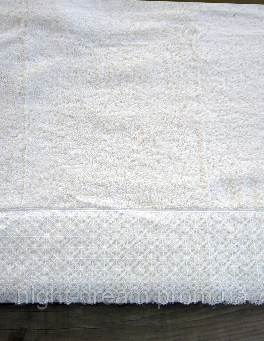 Махровое полотенце 50х90 PERI  от Eke Home кремовое