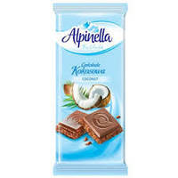 Молочный шоколад Alpinella coconut 90 гр.