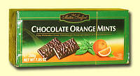 Черный шоколад с мятно-апельсиновой прослойкой Royal orange mints 0.200 гр.