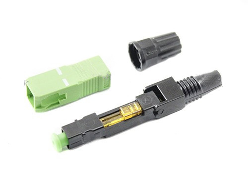 Коннектор быстрый SC APC для оптического кабеля