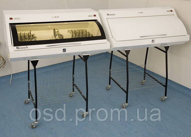 УФ камера для хранения стерильного инструмента ПАНМЕД-1Б (970мм) со стеклянной сектор-крышкой