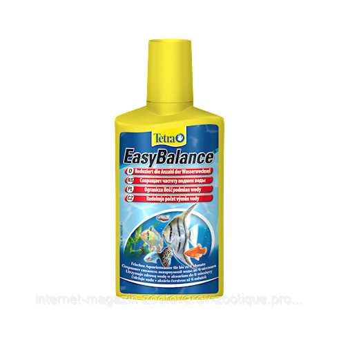 Кондиционер для поддержания параметров воды Tetra Aqua EasyBalance 250 ml на 1000 л.
Кондиционер для поддержания параметров воды Tetra Aqua EasyBalance 250 ml на 1000 л.