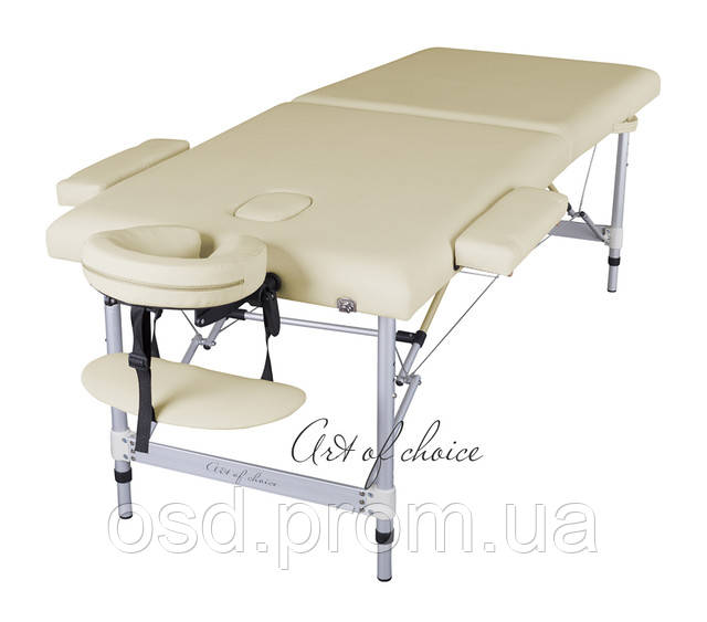 Двухсекционный алюминиевый массажный стол DIO
