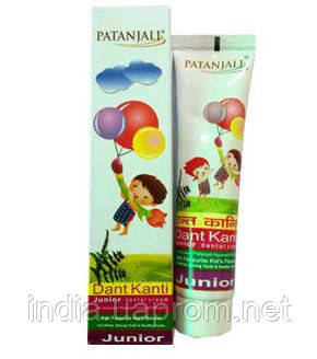 Дитяча зубна паста Дент Канті Юниор Патанджалі 100г, Dant Kanti Junior Tooth Paste Patanjali, Детская зубная
Дитяча зубна паста Дент Канті Юниор Патанджалі 100г, Dant Kanti Junior Tooth Paste Patanjali, Детская зубная