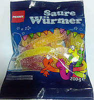 Конфеты жевательные Penny Saure Wurmer 200 гр